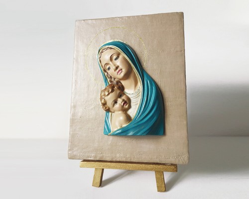 Rare icône religieuse relief - icône,