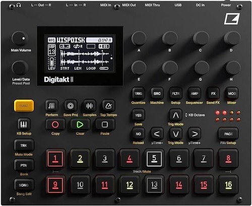 Elektron digitakt track - ii, 16-track