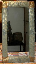 Miroir vintage vénitien en bois sculpté