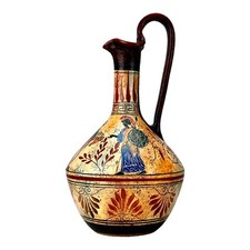 Vase déesse Athéna et dieu