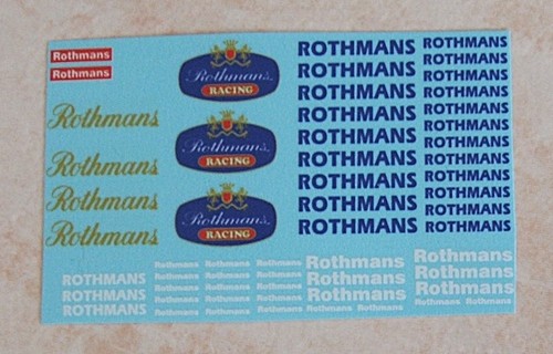Decals rothmans generique - rothmans,