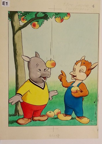Dessin original arnal - dessin,