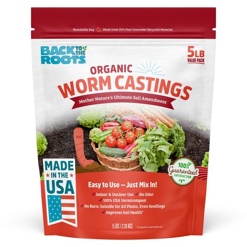 Organic worm castings - organic,