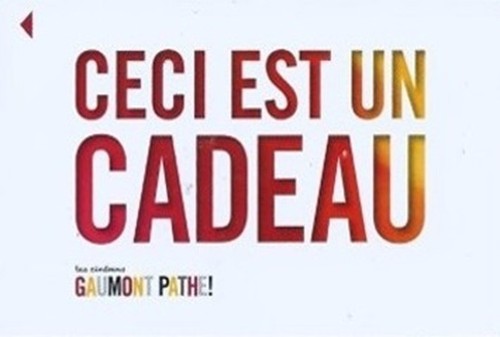 Carte cadeau gaumont pathé - cadeau,