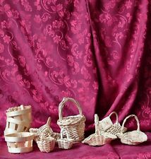 decoration creche Noel 11 paniers pour santons