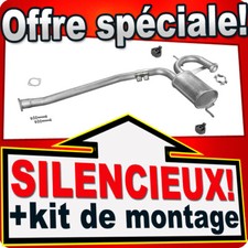 Silencieux Intermédiaire pour RENAULT R19 1.9 TD 1.7 1.8 88-96 échappement