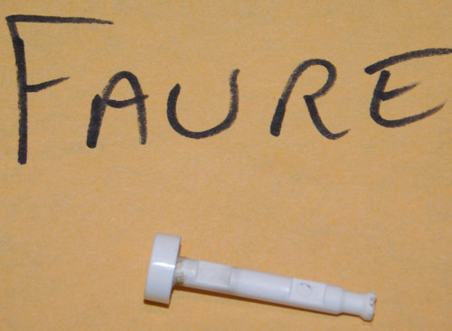 Bouton tige blanc touche - bouton,