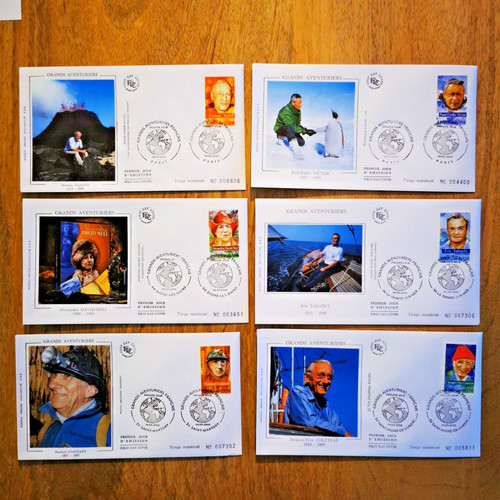 France enveloppes soie - france, 6