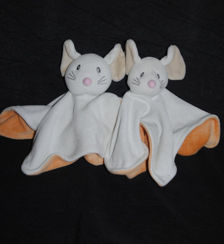 Doudou plat souris - souris, carré