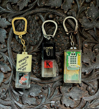Lot 3 Porte-Clés Vintage à Liquide – CEGELEC / NAK / LARCAY – MOBILES publicités