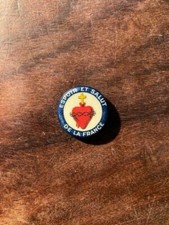 CATHOLICISME/ANNEES 50 INSIGNE COEUR SACRE DE JESUS ESPOIR ET SALUT DE LA FRANCE