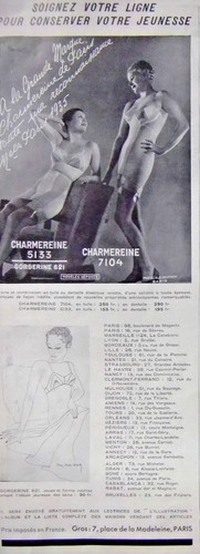 Publicité 1935 charmereine - 1935,