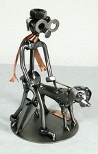 Promeneur avec son chien Hinz