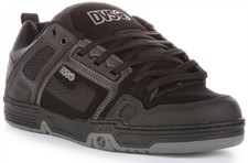 DVS Comanche Hi Impact Intersemelle Maille Lacet Hommes Baskets dans Toutes Noir