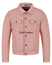 Neuf Homme Cuir Camionneur