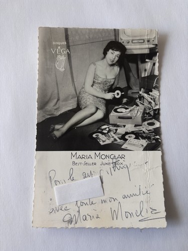 Autographe photo dédicacé - autographe,