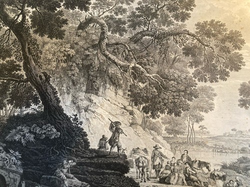 Gravure originale eau - eau, forte