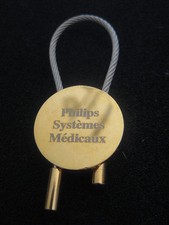 PORTE CLES   PUBLICITAIRE " PHILIPS "  SYSTEMES MEDICAUX