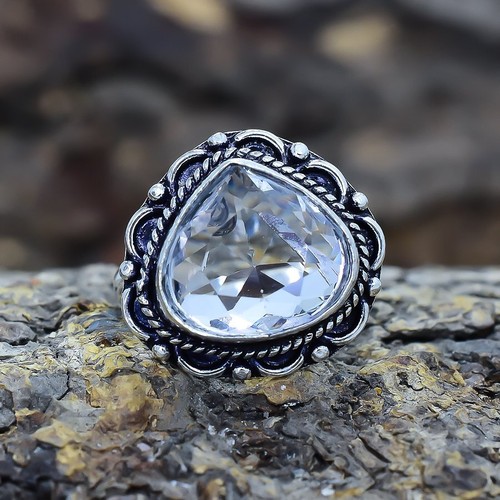 Bague argent ethnique avec - bague,
