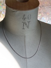 Collier Chaîne Argent Massif 925 - 5,5 g - 50 cm Bijoux Vintage