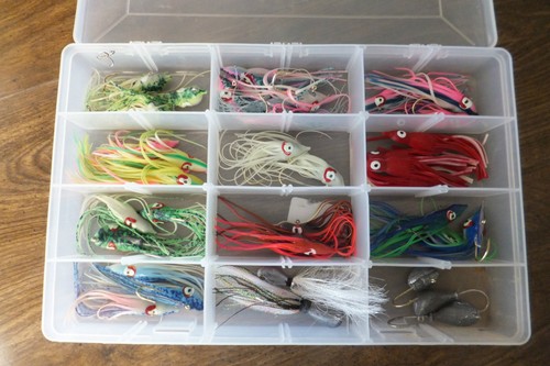 Assorted lot squid tail - squid,