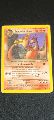 Dracaufeu obscur carte - obscur, 21/82
