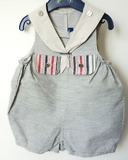 Très CHIC salopette bébé garçon 12 mois Gina Diwan état NEUF!!!