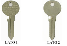 Clé Brute Originale Silca BW8 Pour Voiture Ancienne BMW Série 7