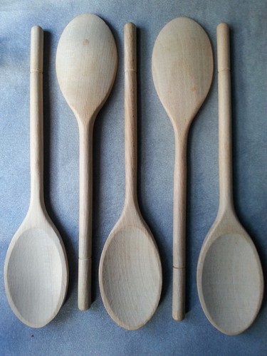 Cuillère bois 25 cm - bois,