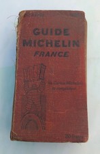 GUIDE MICHELIN ROUGE 1928 EXEMPLAIRE EN ÉTAT MOYEN - COMPLET ANCIEN RARE