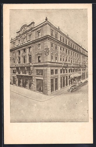 Carte postale rome - carte, hôtel