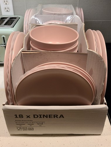 Ikea dinera piece - ikea, 18-piece