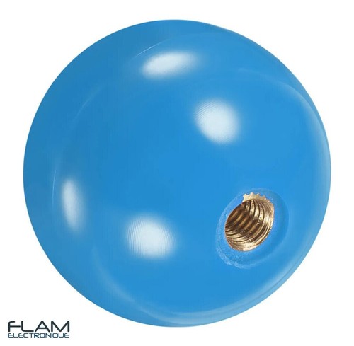 Boule stick bleu 6x35mm borne - boule,