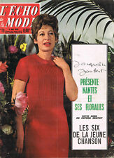 Echo Mode 18/1963 Sylvie Vartan Françoise Hardy Joubert