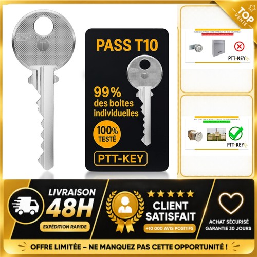 Clé pass ptt t10 - ptt, boîte