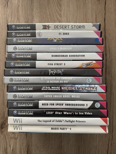 Lot boîtes nintendo gamecube - nintendo,