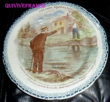 ASS209 - ASSIETTE GALEJADES MARSEILLAISES IV en couleurs TERRE DE FER HB & CIE