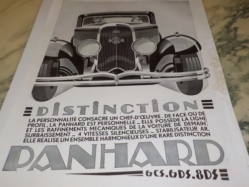 Ancienne publicite distintion - ancienne,