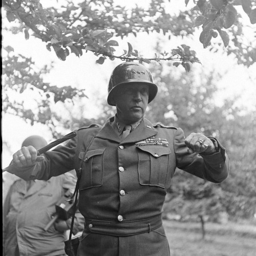 Ww2 photo patton ike - ww2,
