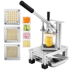 Coupe Frites Professionnel, Appareil Decoupe Frite Commercial Coupe Légumes a...