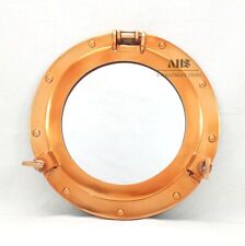 Décoration Fonctionnelle Navire Cabine Fenêtre 12 Pouces Hublot Miroir Nautiq...