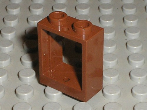Fenetre lego redbrown window - lego,