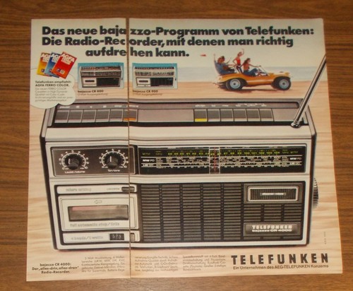 Rare advertising telefunken - advertising,
