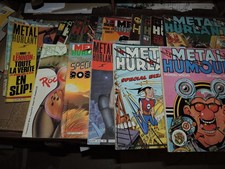 Lot 20 REVUES METAL HURLANT Années diverses dont le 5 + nombreux hors Série HS