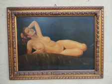 Antique Tableau Peint À