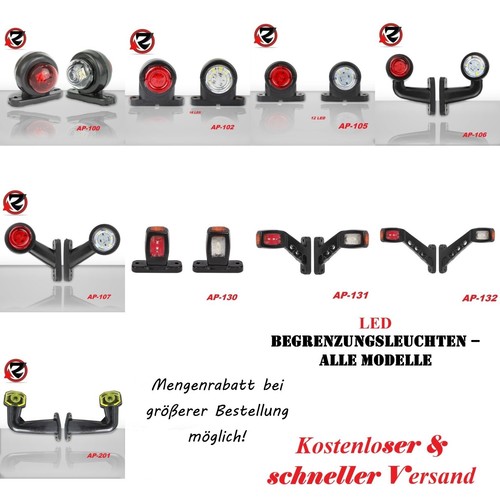 Led kit feux position - feux, 12v