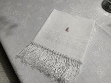 Linge Ancien 1 Serviette De Toilette De Mariage Monogramme Entrelacé Royal BL