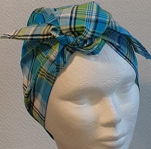 Calot tissu madras - madras, femme