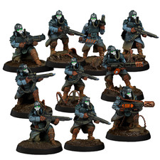 Death Korps of War Grenadier Squad peint Warhammer 40k prévente | Art