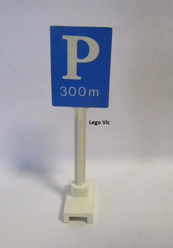 Lego 675p01 city road - road, sign